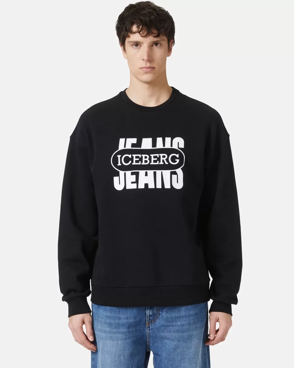 Iceberg 50th Anniversary Crewneck Sweatshirt | Women Sweatshirts | Sweatshirts