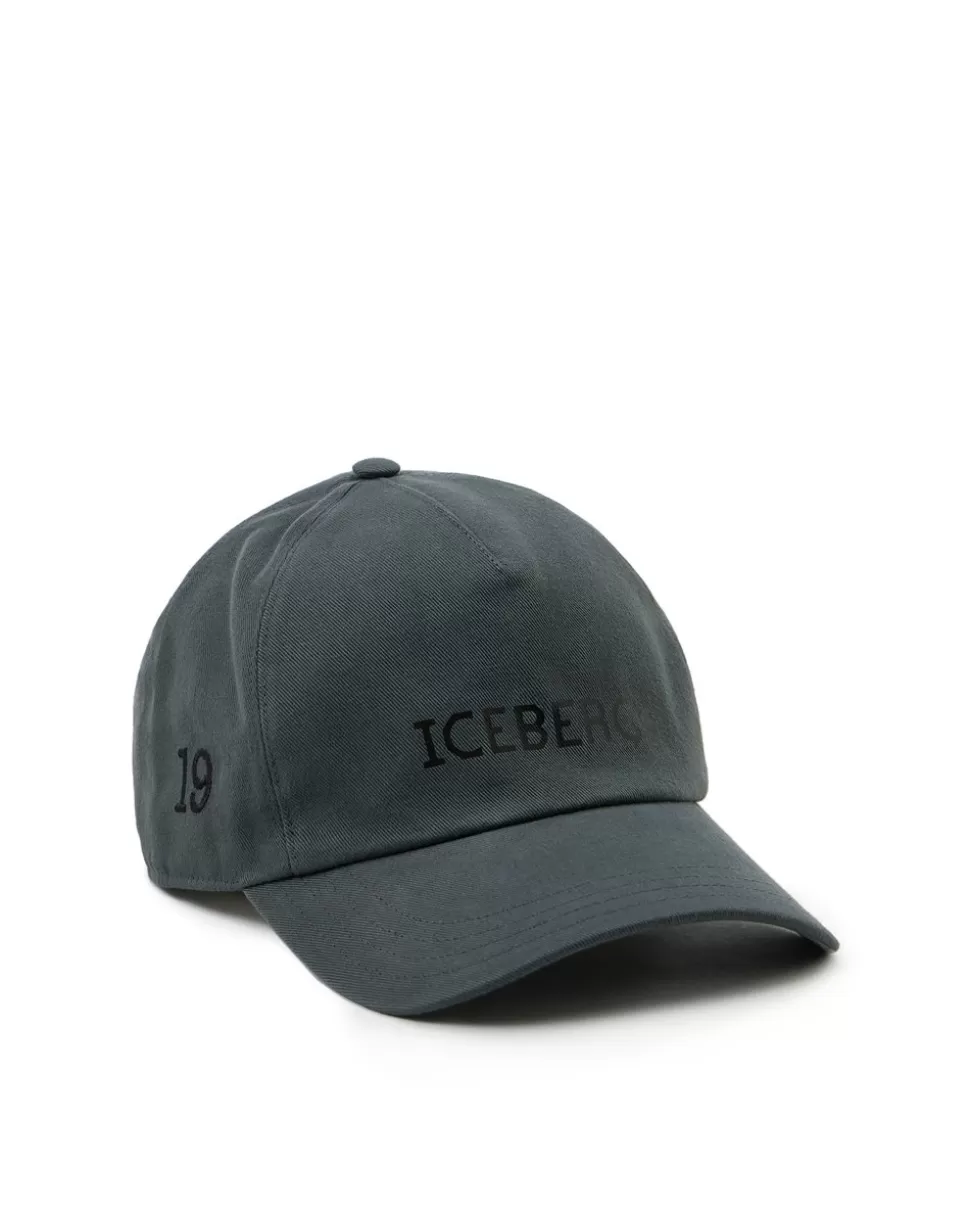 Iceberg Baseball Cap With Contrasting Logo | Hats