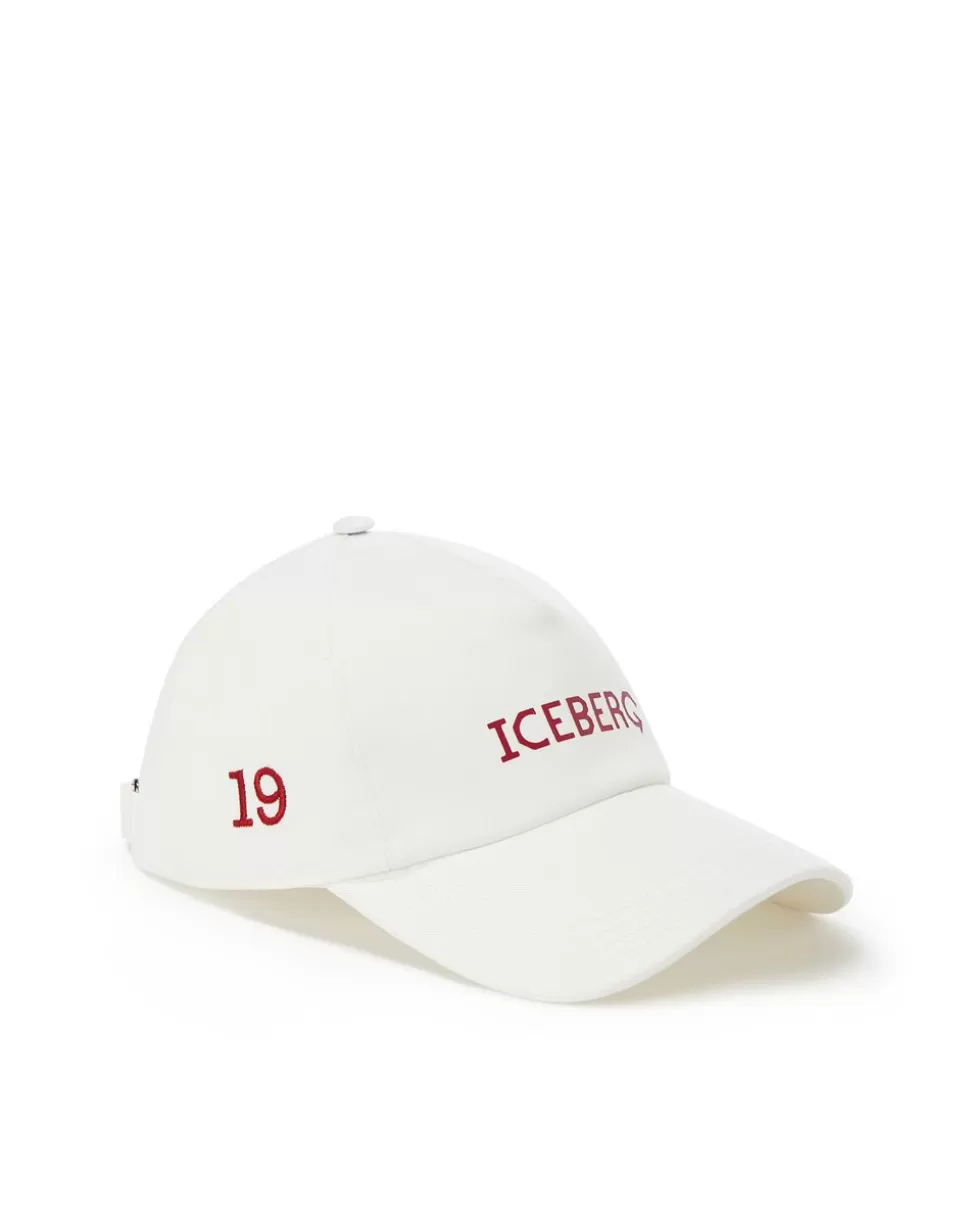 Iceberg Baseball Cap With Contrasting Logo | Hats