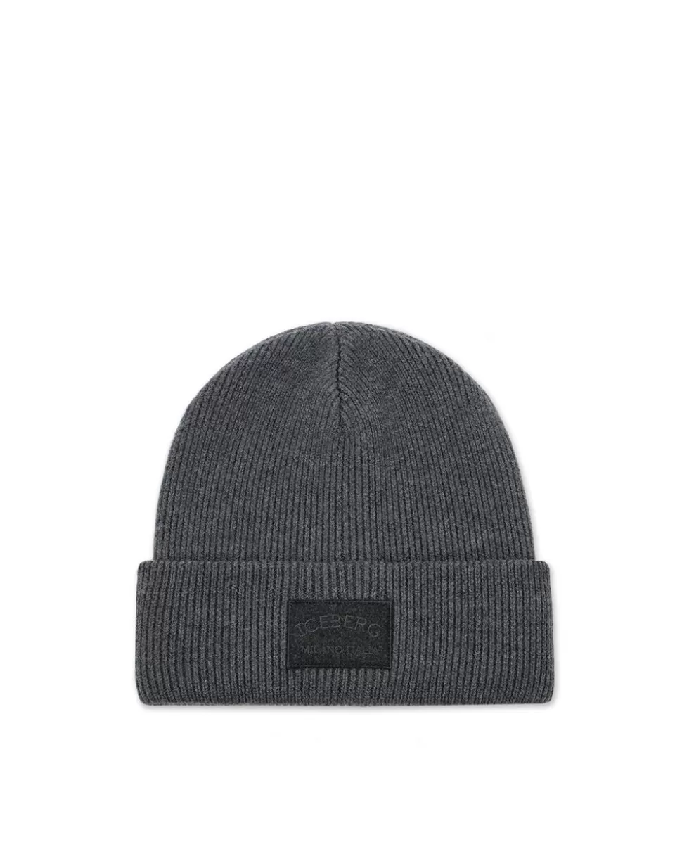 Iceberg Beanie In Extrafine Merino Wool | Hats