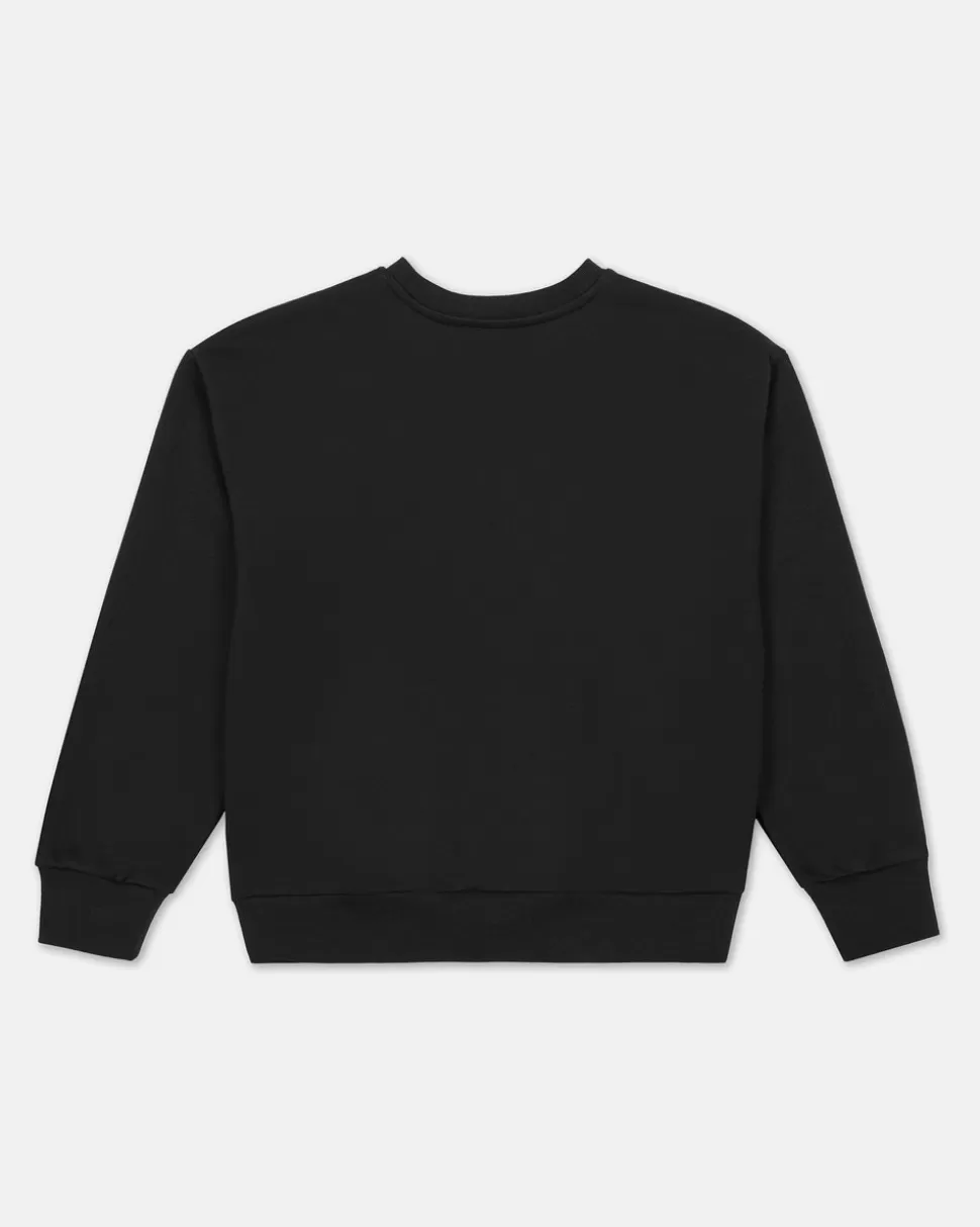 Iceberg Black Crewneck Sweatshirt With Daffy Champions Print | Kids/BOY Boy Fw24