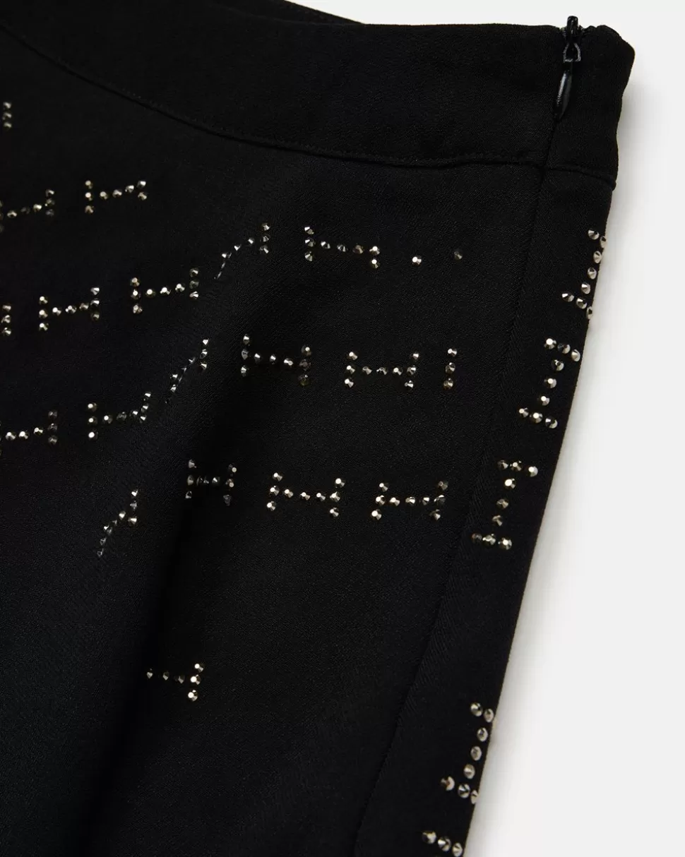 Iceberg Black Full Skirt With Studs | Kids Girl Fw24