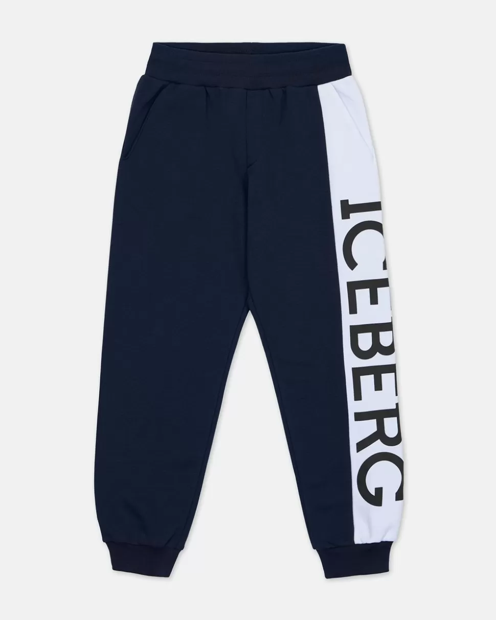 Iceberg Blue Jogger-style Sweatpants | Kids/BOY Boy Fw24