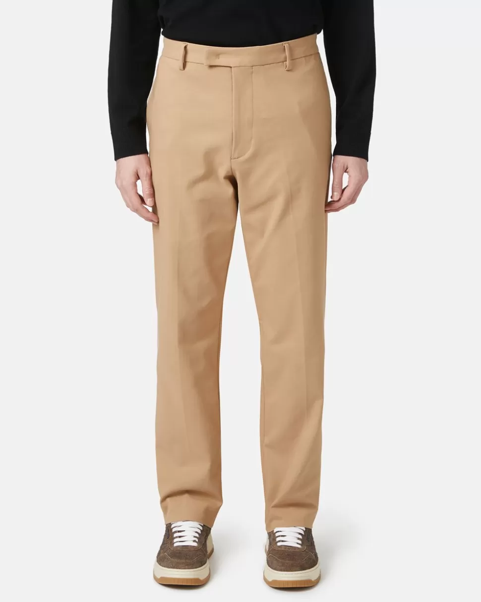 Iceberg Classic Trousers In Technical Fabric | Wool Double | Trousers