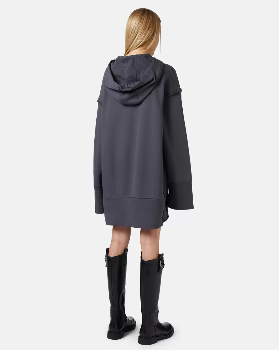 Iceberg Cotton Fleece Hooded Dress | Women Dresses And Skirts