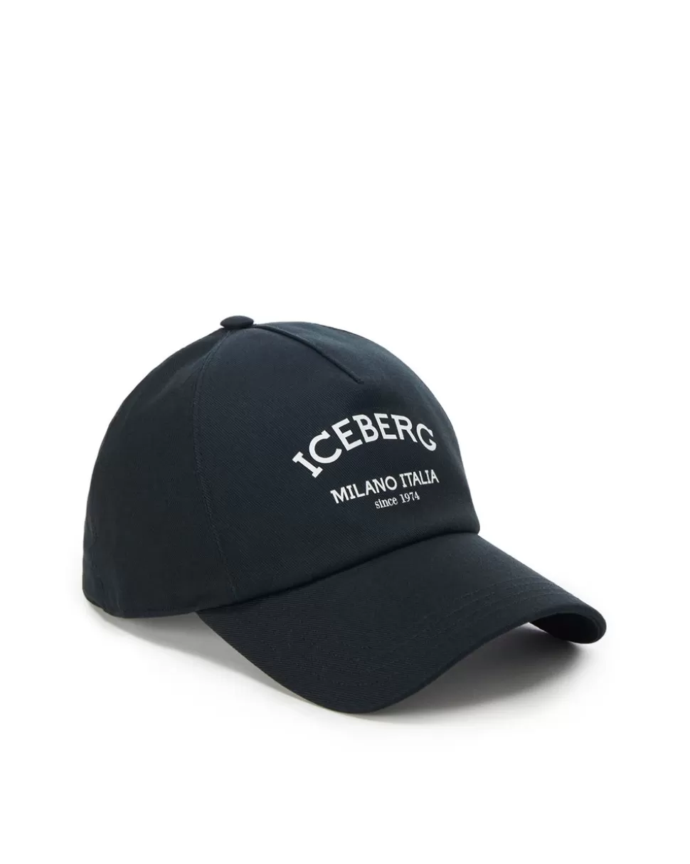 Iceberg Cotton Gabardine Baseball Cap | Hats