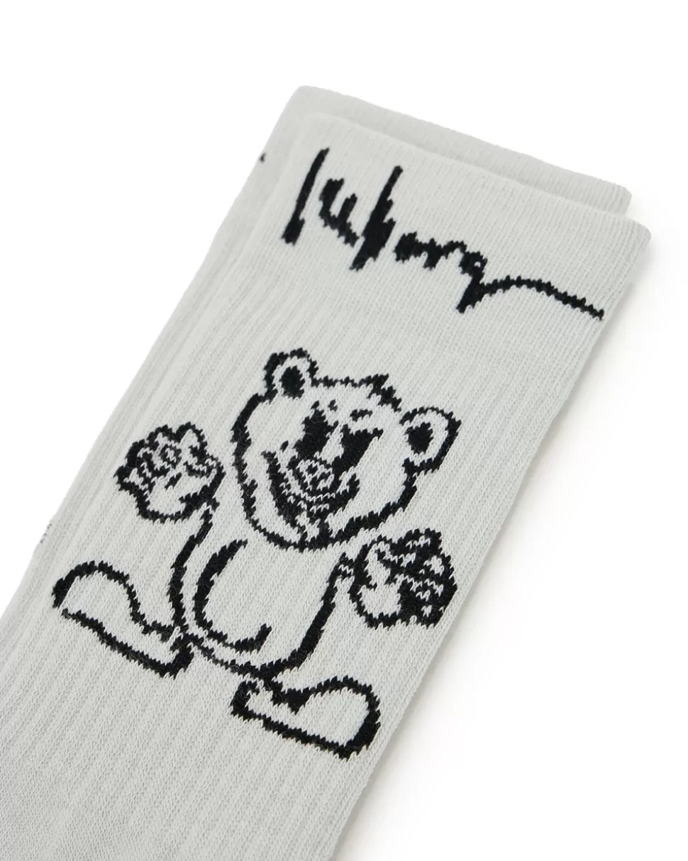 Iceberg Cotton Sock With Bear Logo And Graphics | Socks