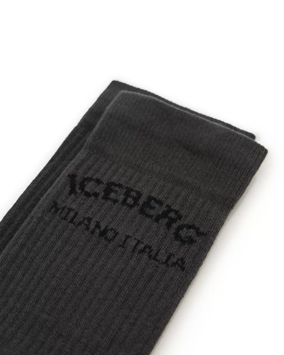 Iceberg Cotton Socks With Logo | Socks