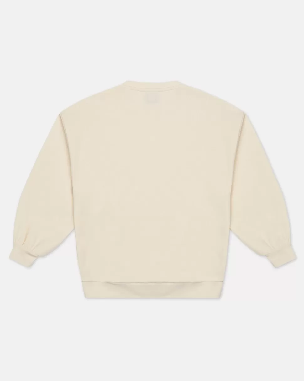 Iceberg Cream-colored Crewneck Sweatshirt With Logo | Kids Girl Fw24