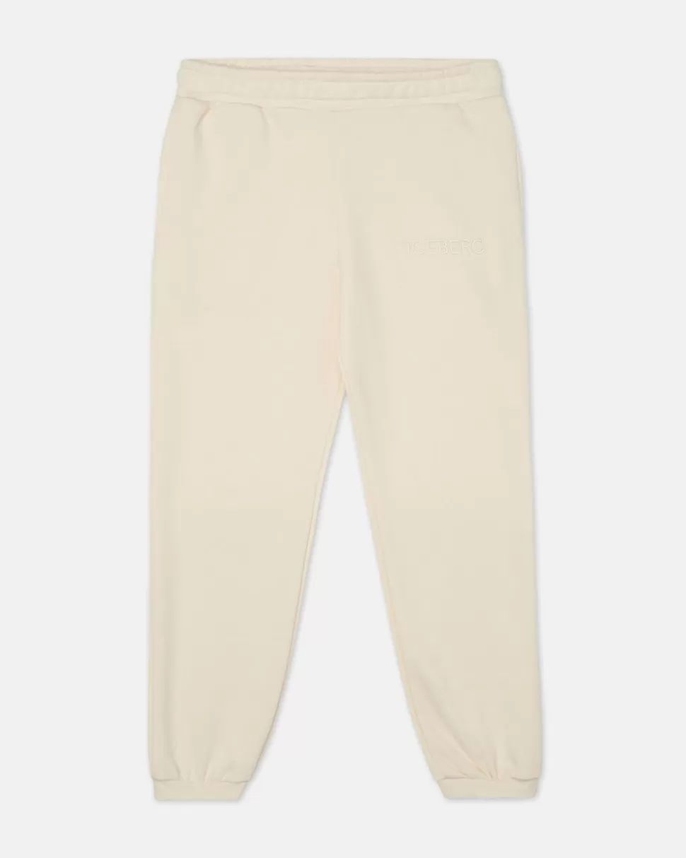 Iceberg Cream-colored Sweatpants With Joggers | Kids Girl Fw24