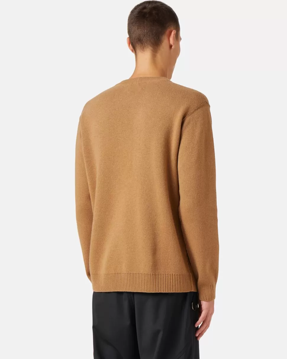 Iceberg Crew-neck Wool Blend Sweater | Wool Double | Knitwear