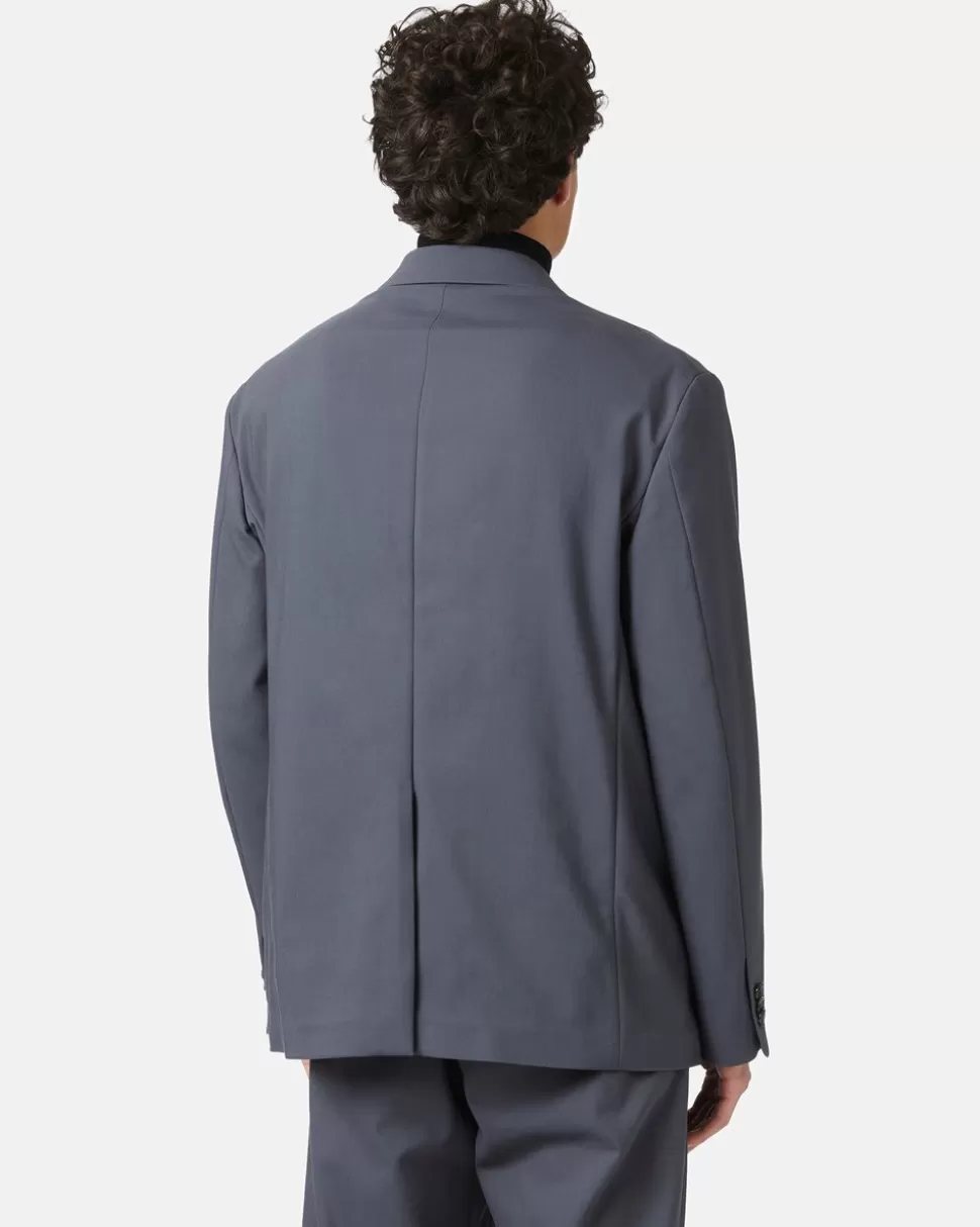 Iceberg Double-breasted Jacket In Double Stretch Fabric | Outerwear