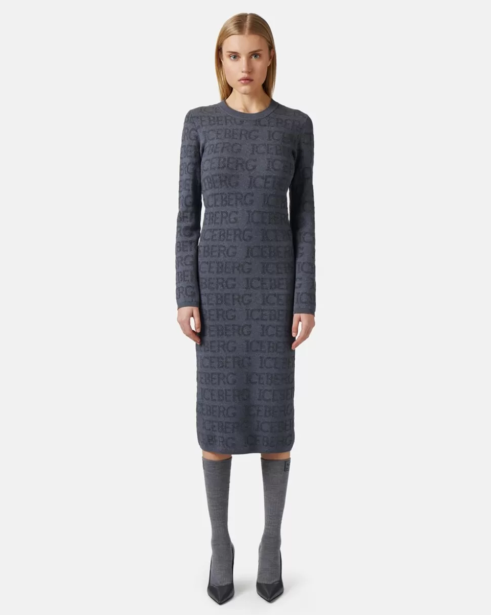 Iceberg Dress With Pattern | Women Knitwear | Dresses And Skirts