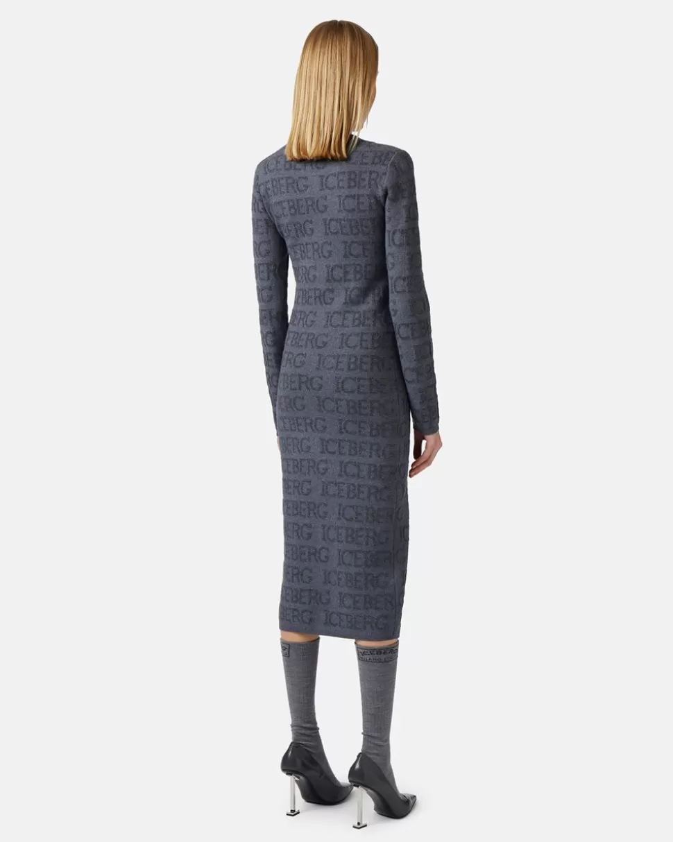 Iceberg Dress With Pattern | Women Knitwear | Dresses And Skirts