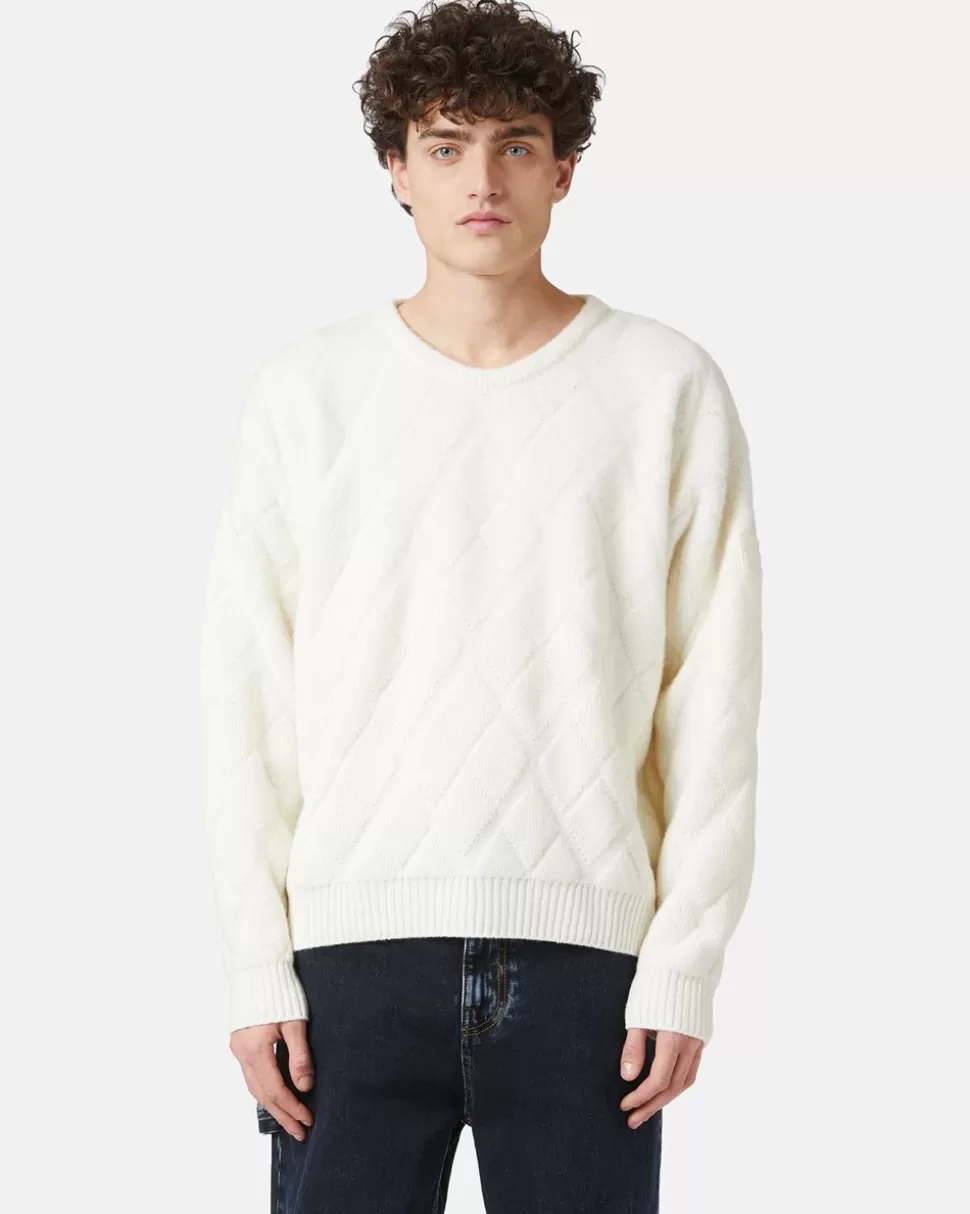 Iceberg Elegant Sweater With Logo | Wool Double | Knitwear