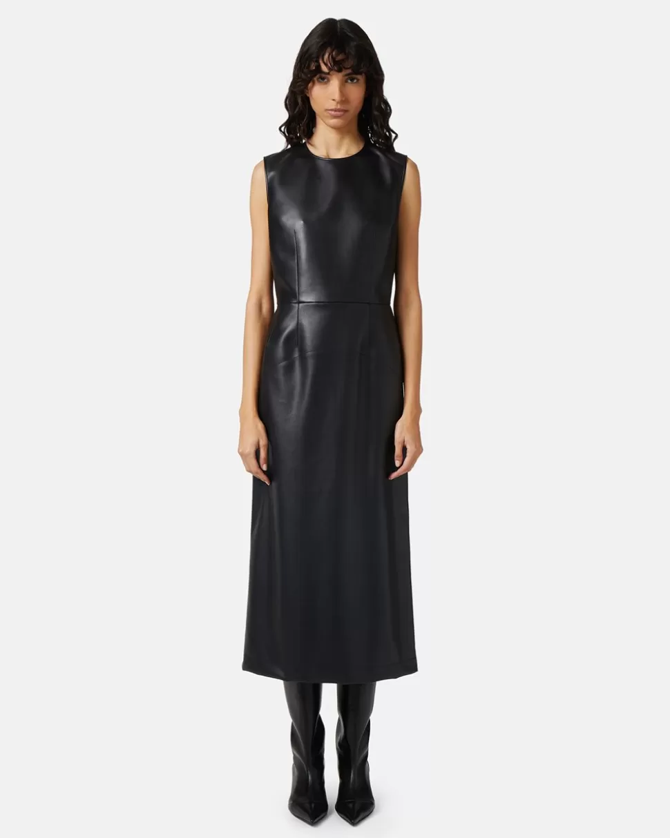 Iceberg Faux Leather Sheath Dress | Women Cactus Snake | Dresses And Skirts