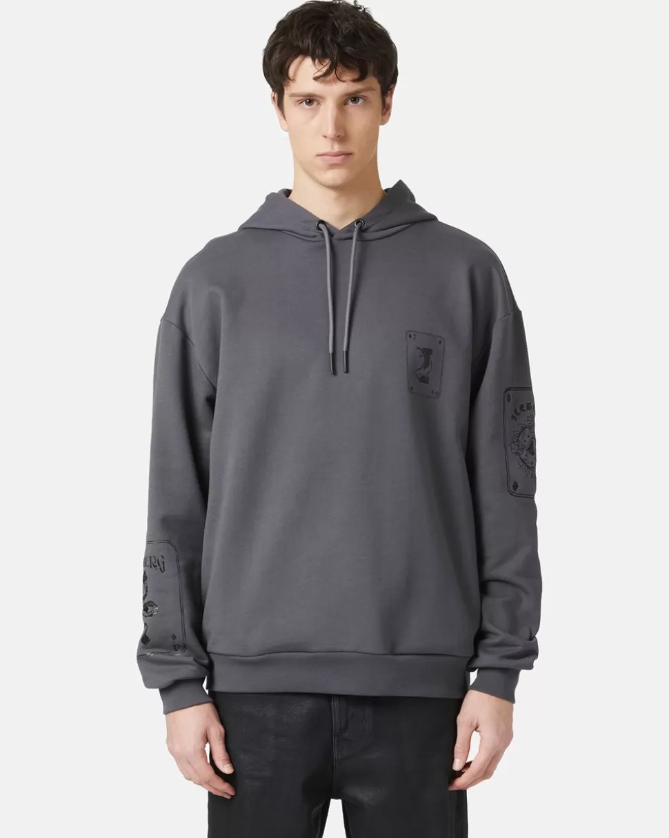 Iceberg Gray Hoodie | Sweatshirts