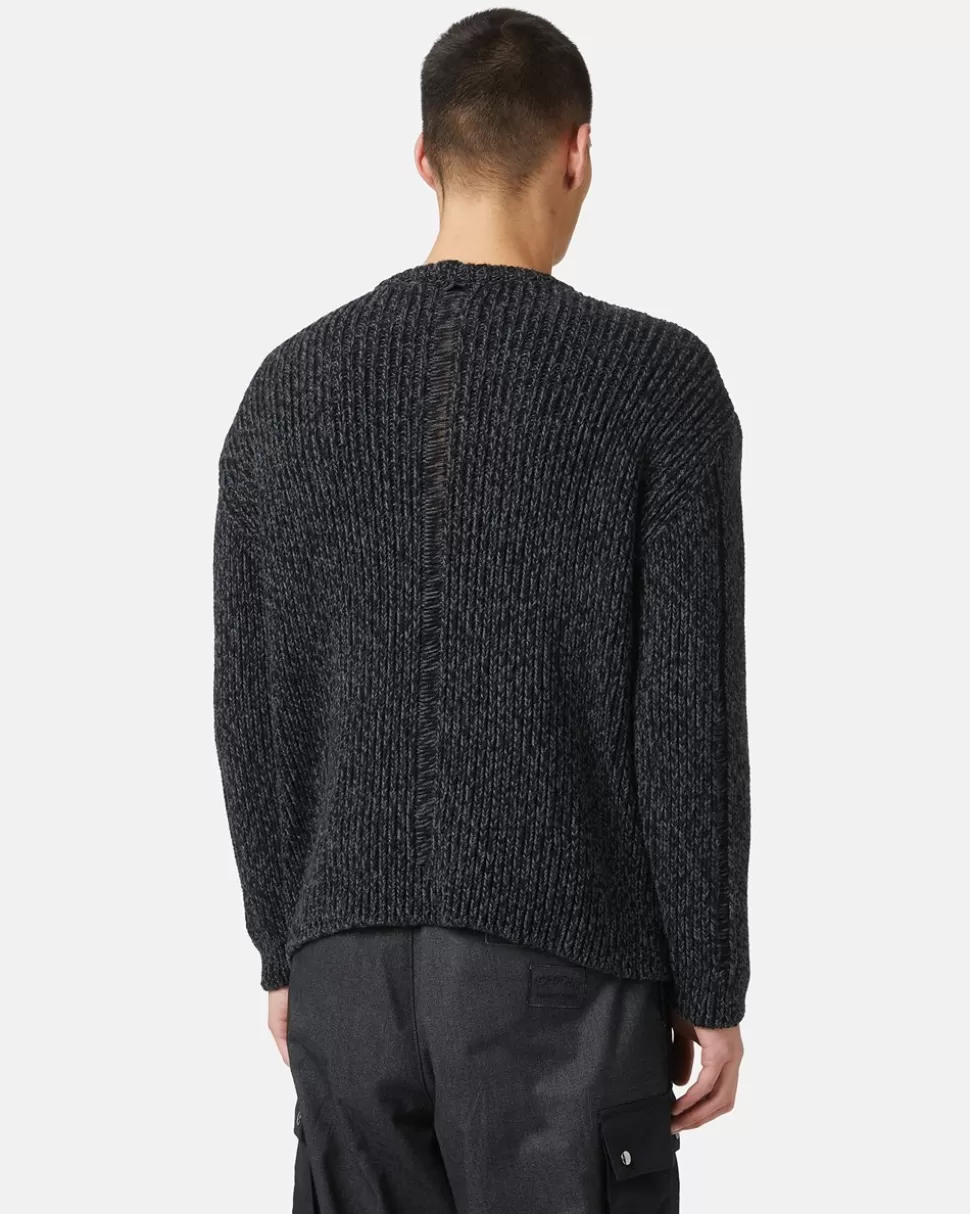 Iceberg Gray Wool Blend Sweater | Wool Double | Knitwear