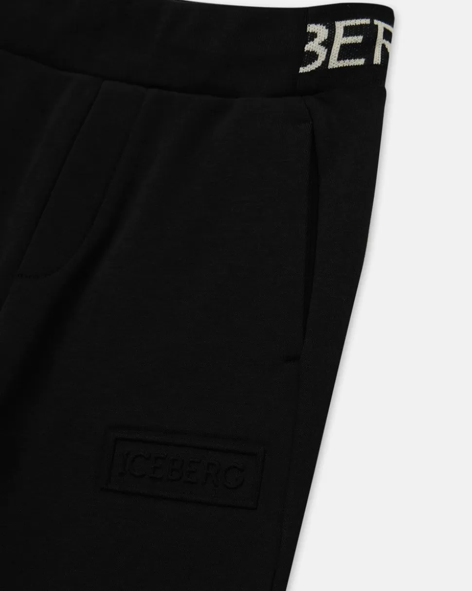 Iceberg Junior Collection Black Sweatpants | Kids/BOY Boy Fw24