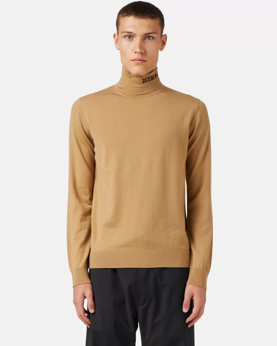 Iceberg Mock Sweater In Extra-fine Merino | Knitwear