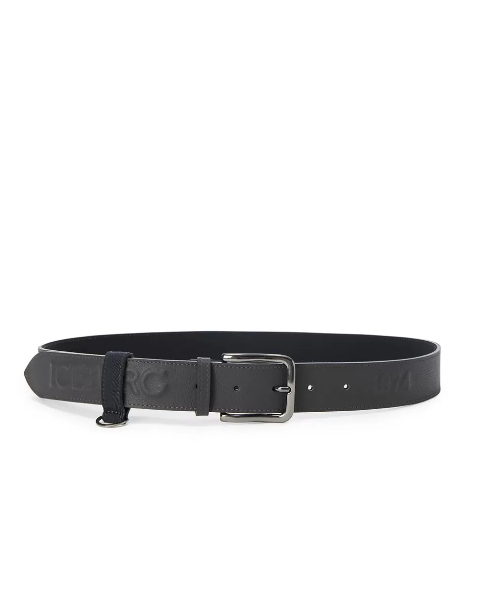 Iceberg Nappa Belt With Embossed Logo | Bags And Belt