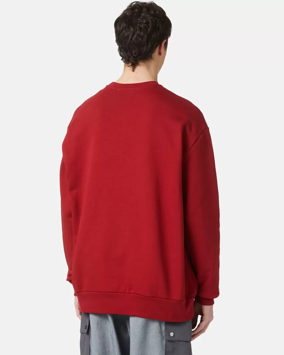 Iceberg Red Over-fit Sweatshirt | Garfield | Sweatshirts