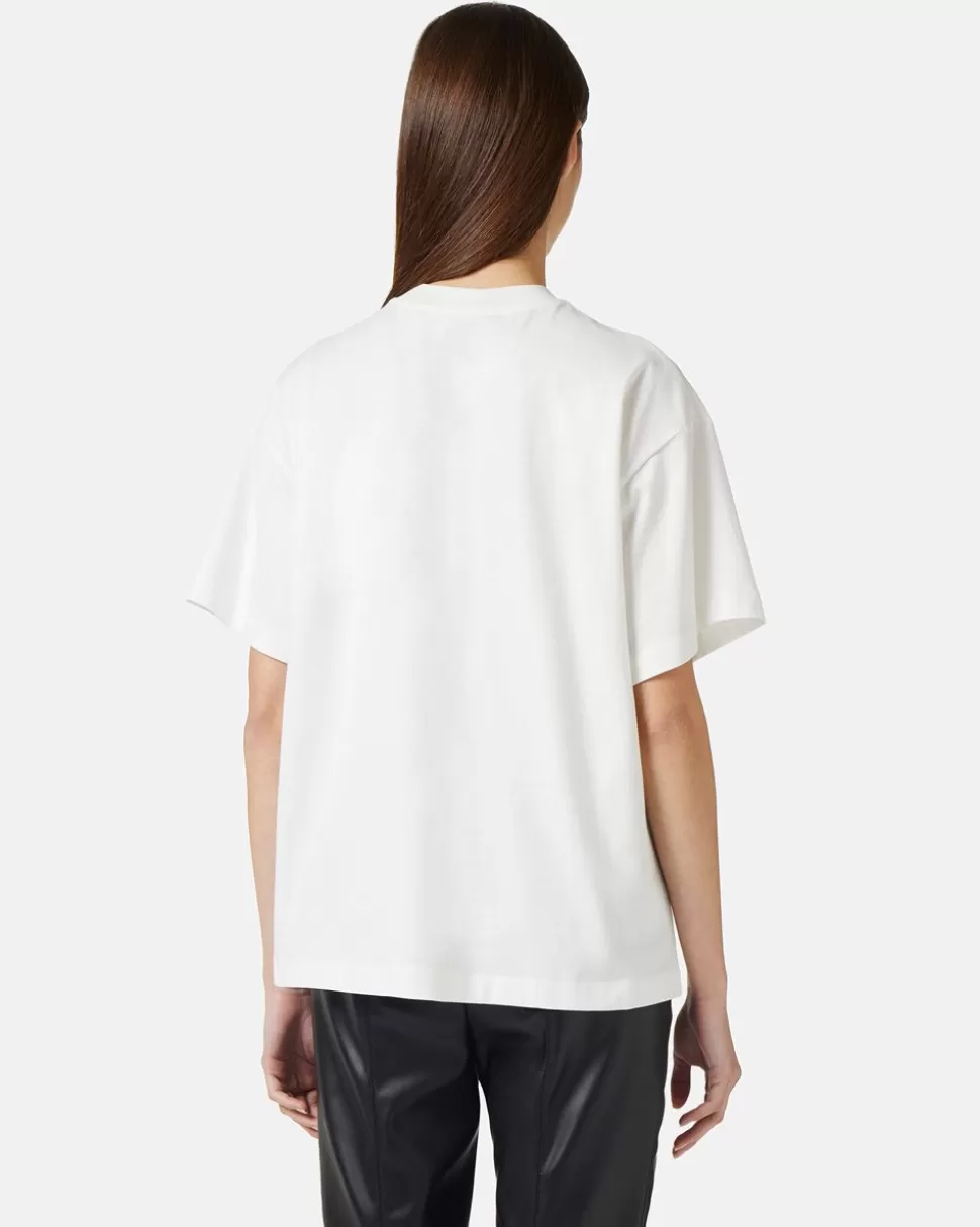 Iceberg Regular Fit T-shirt In Cotton Jersey | Women T-Shirts And Tops