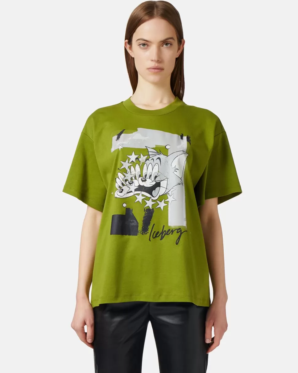 Iceberg Relaxed Fit T-shirt In Sustainable Cotton | Women T-Shirts And Tops