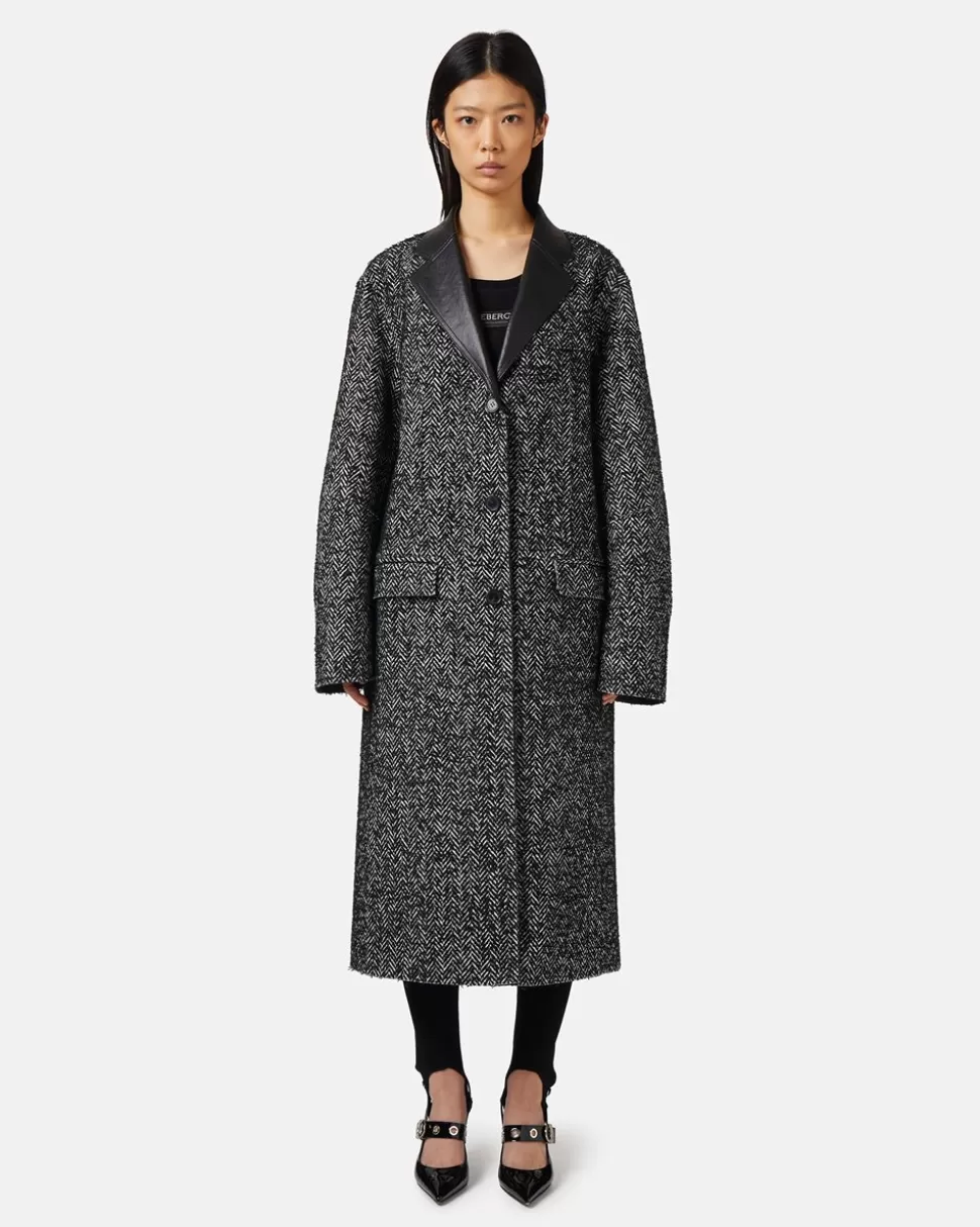 Iceberg Reversible Single-breasted Coat | Women Outerwear