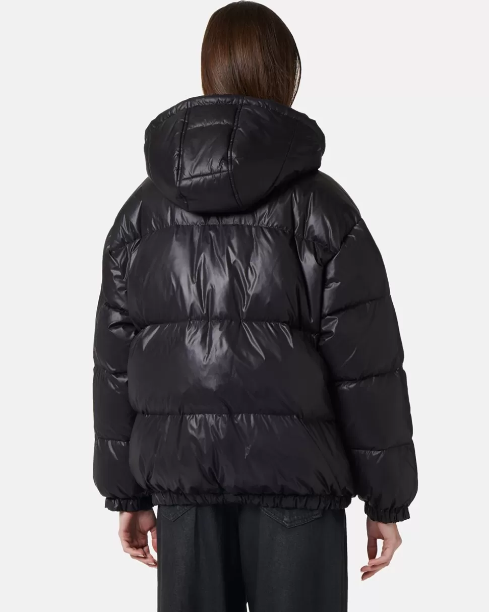 Iceberg Short Down Jacket With Real Down Hood | Women Outerwear