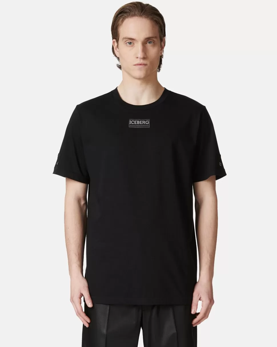 Iceberg Short-sleeved T-shirt In Cotton Jersey | T-Shirts And Polo