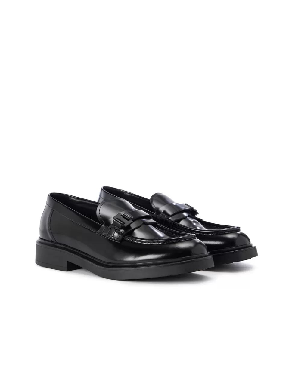 Iceberg Sophisticated Leather Loafers With Chunky Sole | Shoes