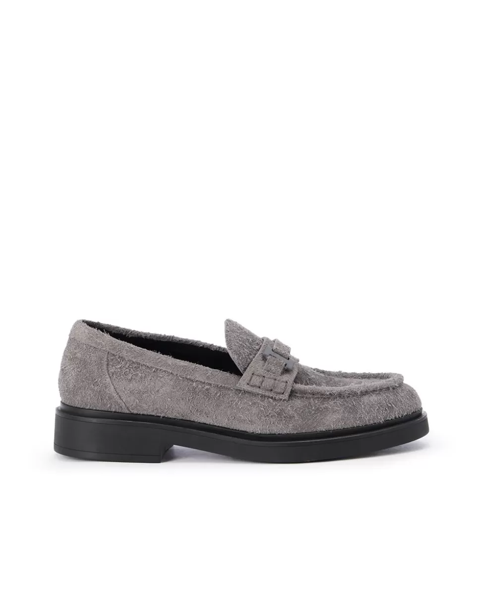 Iceberg Suede Loafers With Chunky Sole | Mix Material | Shoes