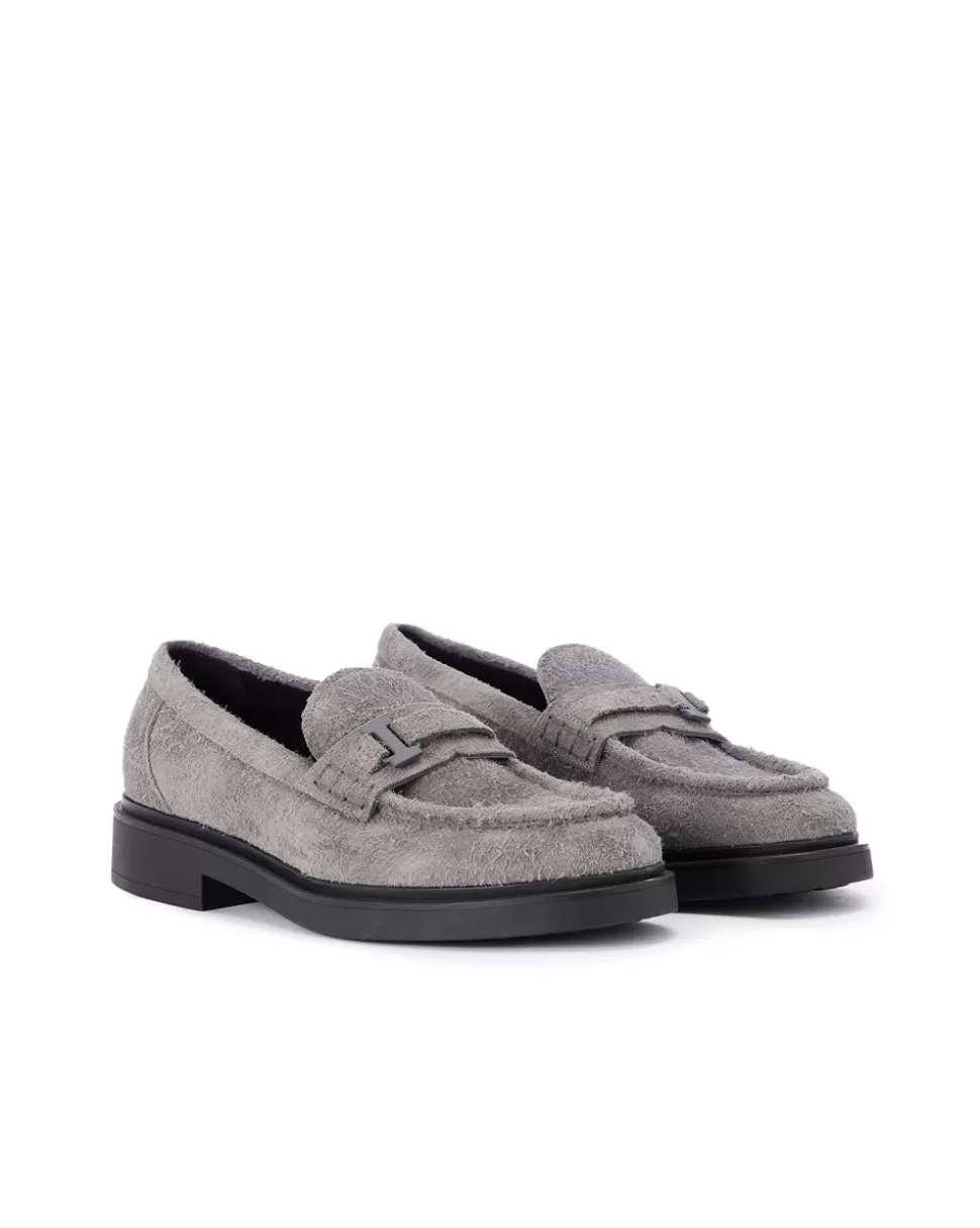 Iceberg Suede Loafers With Chunky Sole | Mix Material | Shoes