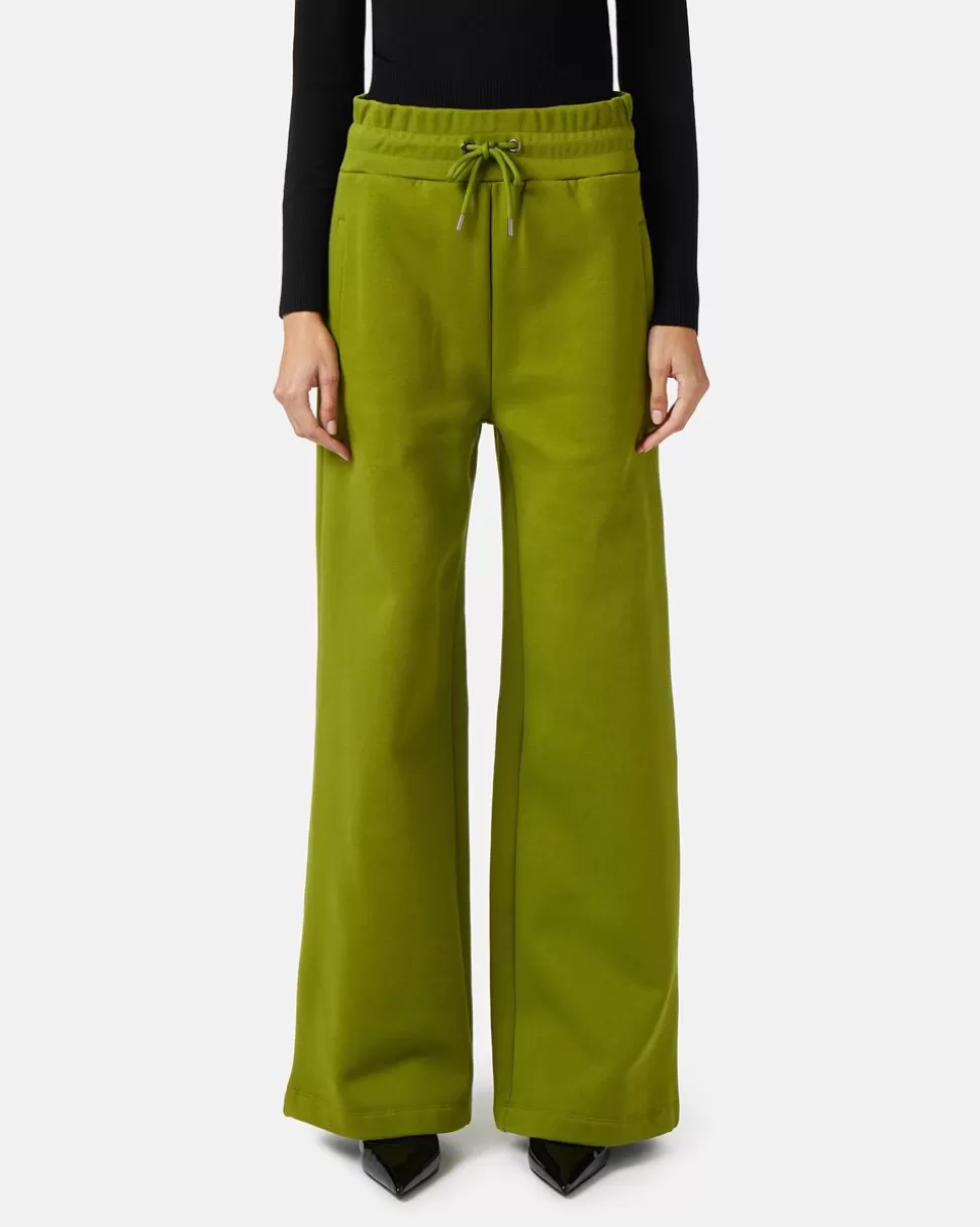 Iceberg Sustainable Cotton Fleece Trousers | Women Trousers