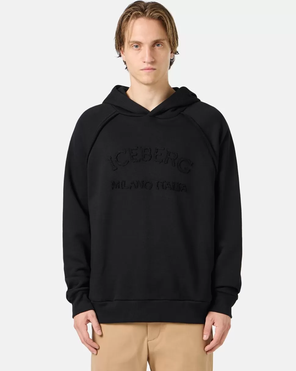 Iceberg Sweatshirt With Hood And Logo | Sweatshirts