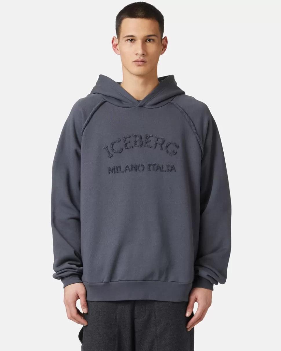 Iceberg Sweatshirt With Hood And Logo | Sweatshirts