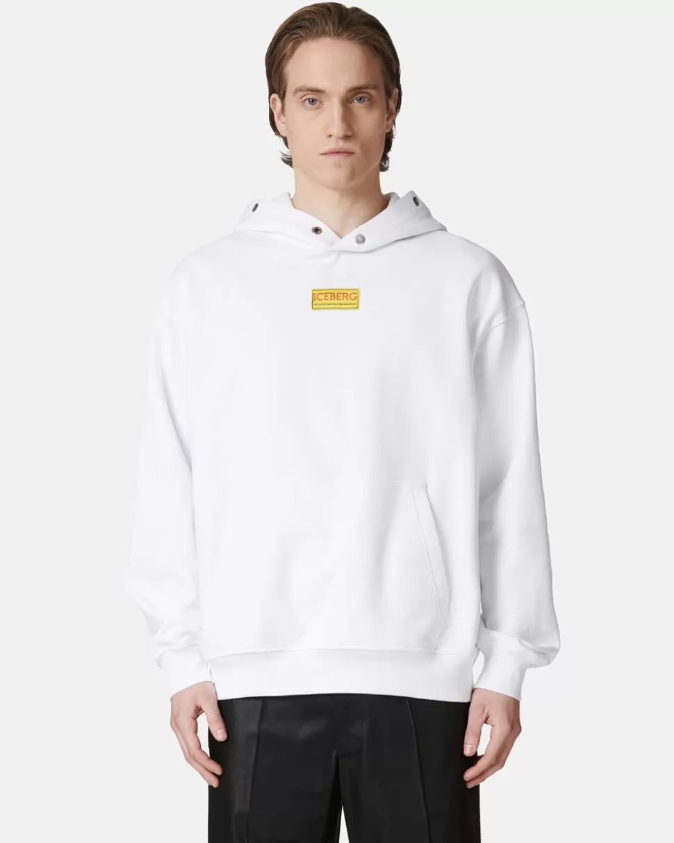 Iceberg Sweatshirt With Hood And Logo | Sweatshirts