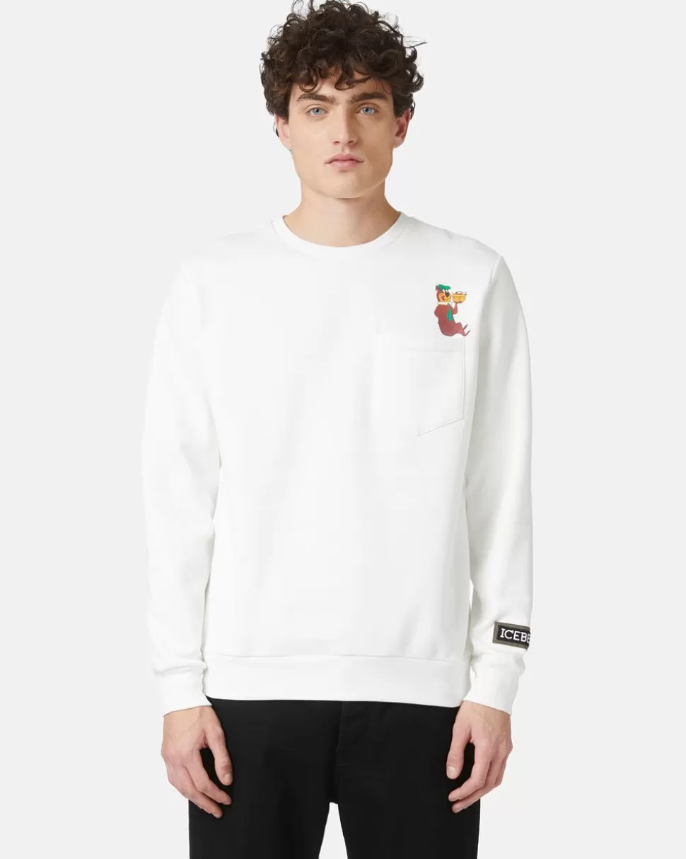 Iceberg Sweatshirt With Yogi Print | Sweatshirts