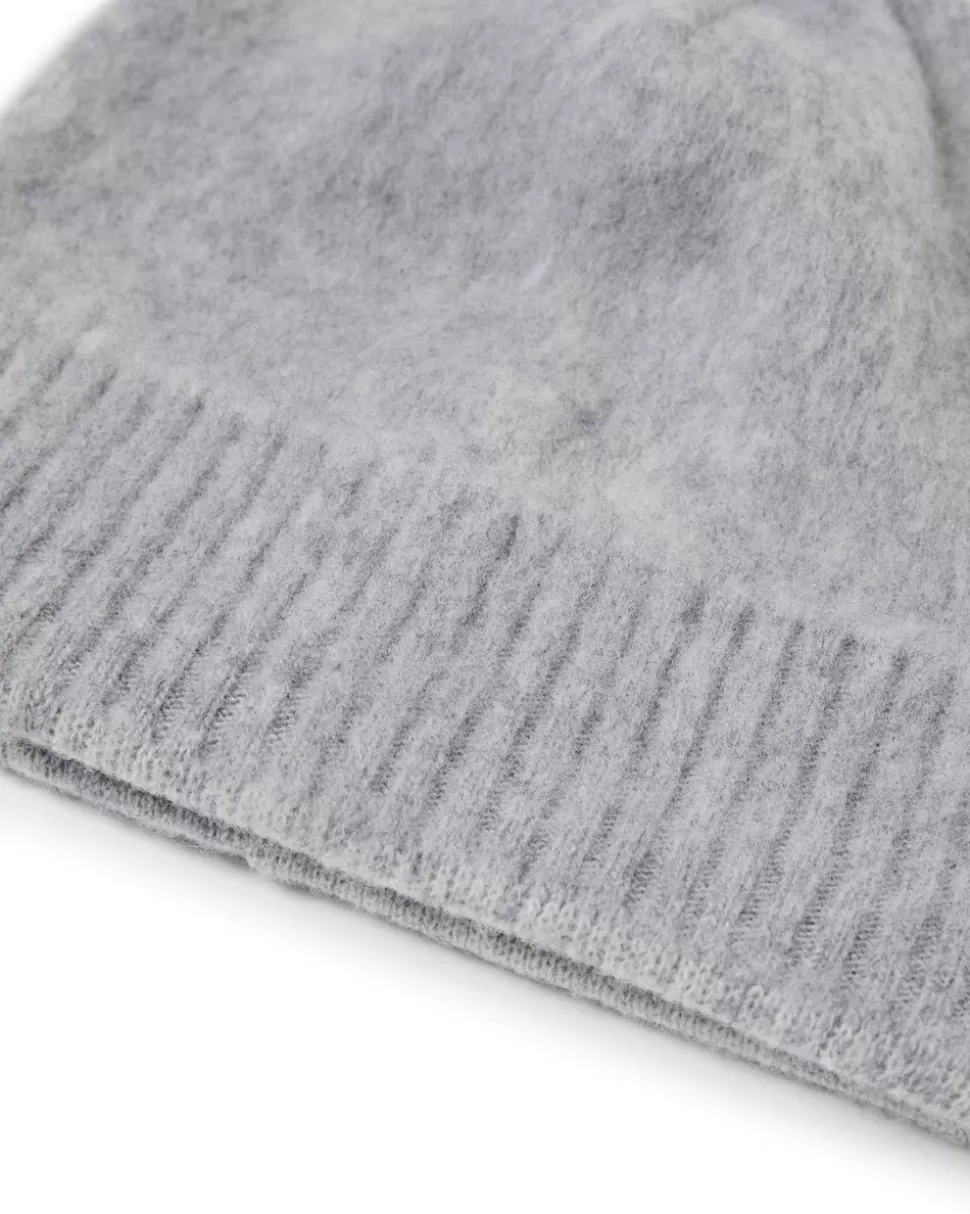 Iceberg Technical Wool Knit Hat | Women Knitted Fabric | Daywear Ice