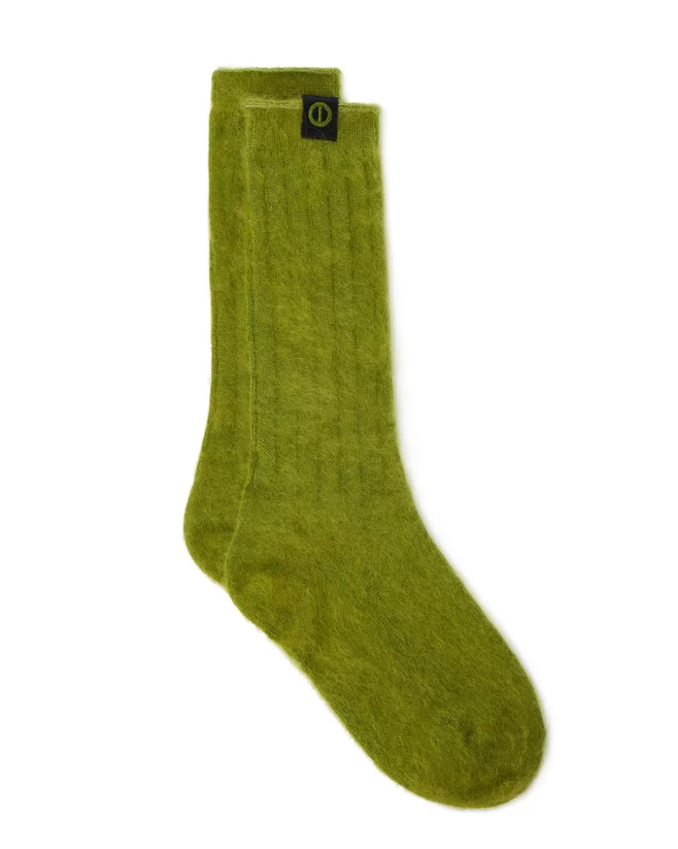 Iceberg Technical Wool Socks With Logo | Women Cactus Snake | Socks