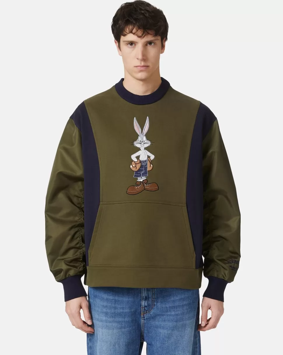 Iceberg The Re-Edit Sweatshirt With Bugs Bunny Boxer | Women Sweatshirts | Sweatshirts