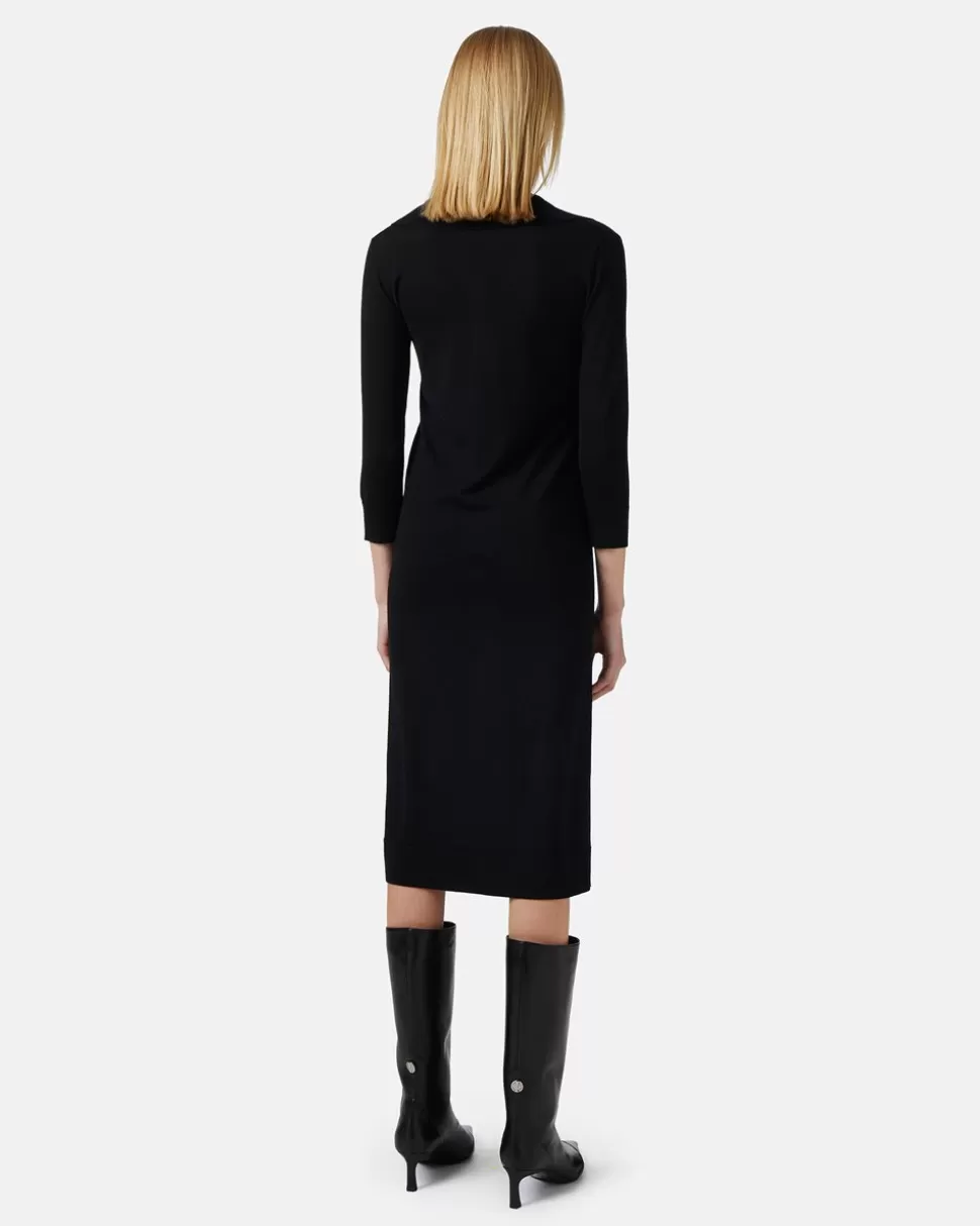 Iceberg Thin Wool Polo Dress | Women Knitwear | Dresses And Skirts