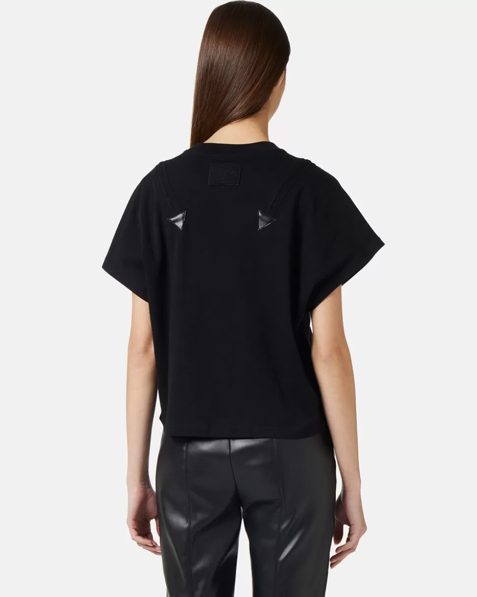 Iceberg T-shirt With Decorative Zips | Women T-Shirts And Tops