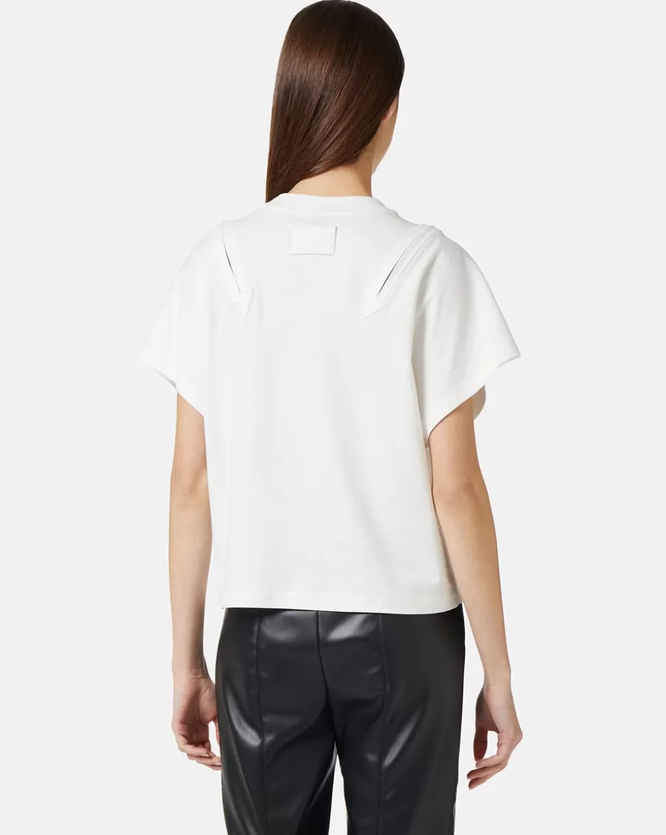 Iceberg T-shirt With Decorative Zips | Women T-Shirts And Tops