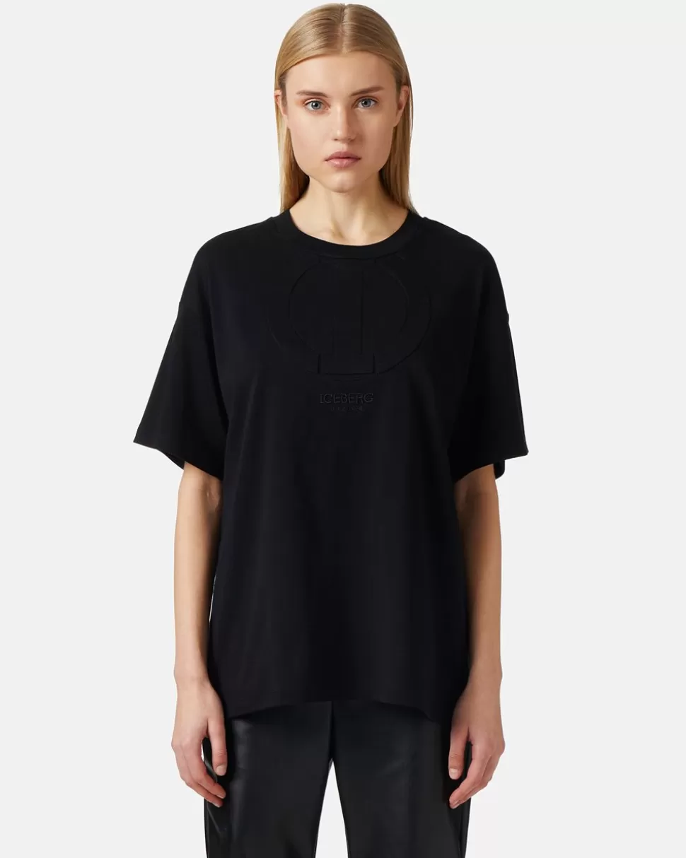 Iceberg T-shirt With Monogram | Women T-Shirts And Tops