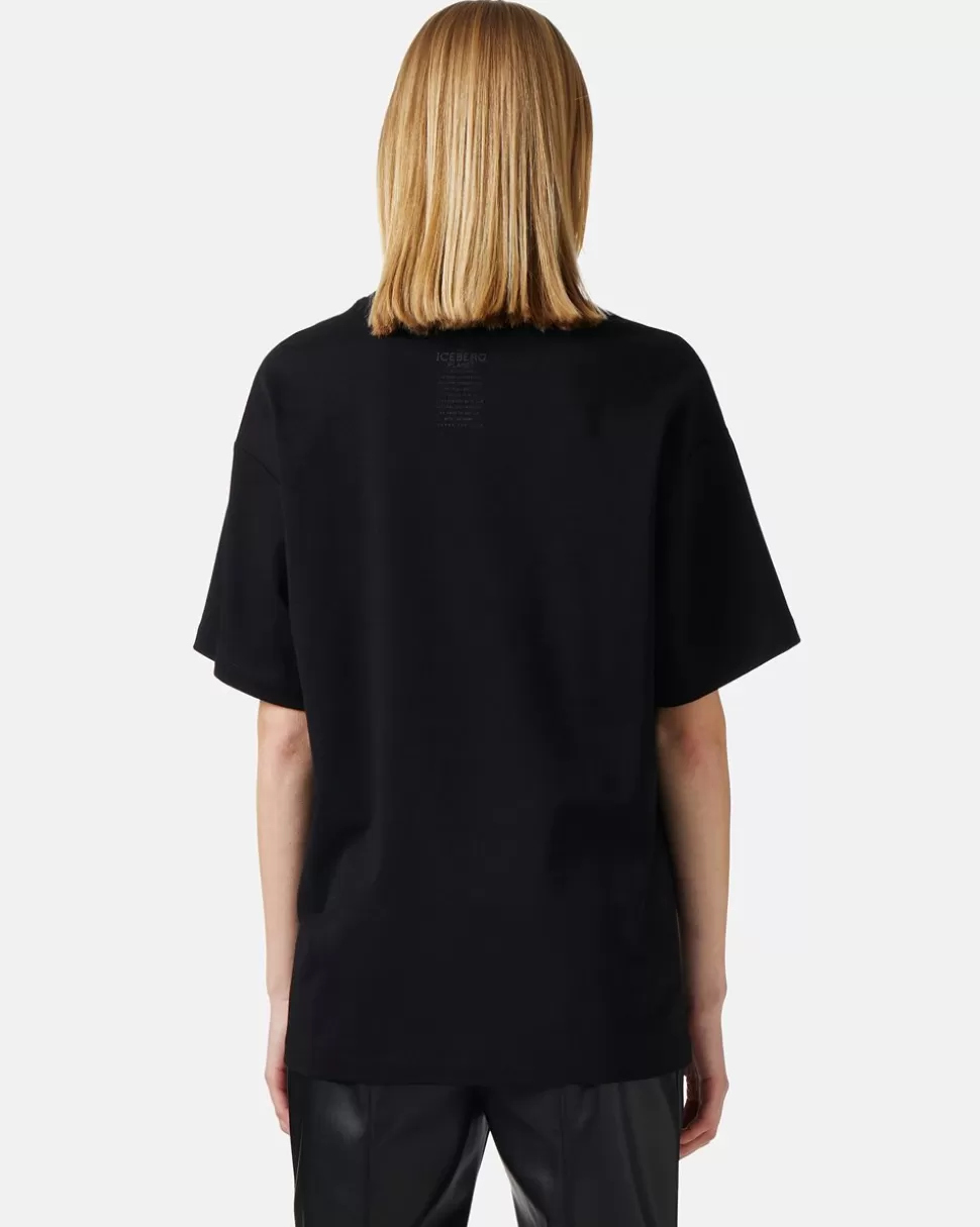 Iceberg T-shirt With Monogram | Women T-Shirts And Tops