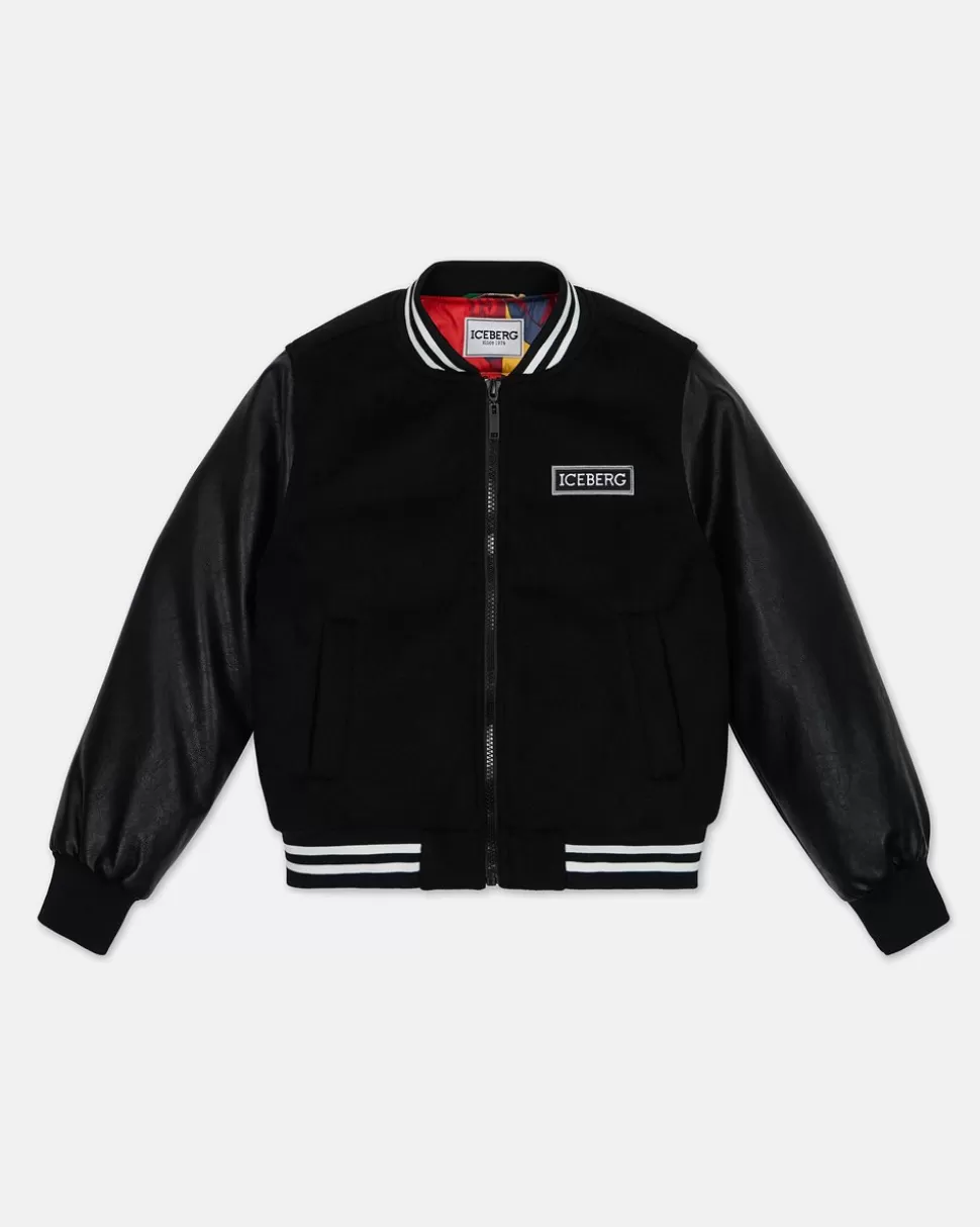 Iceberg Varsity College Style Jacket With Logo | Kids/BOY Boy Fw24