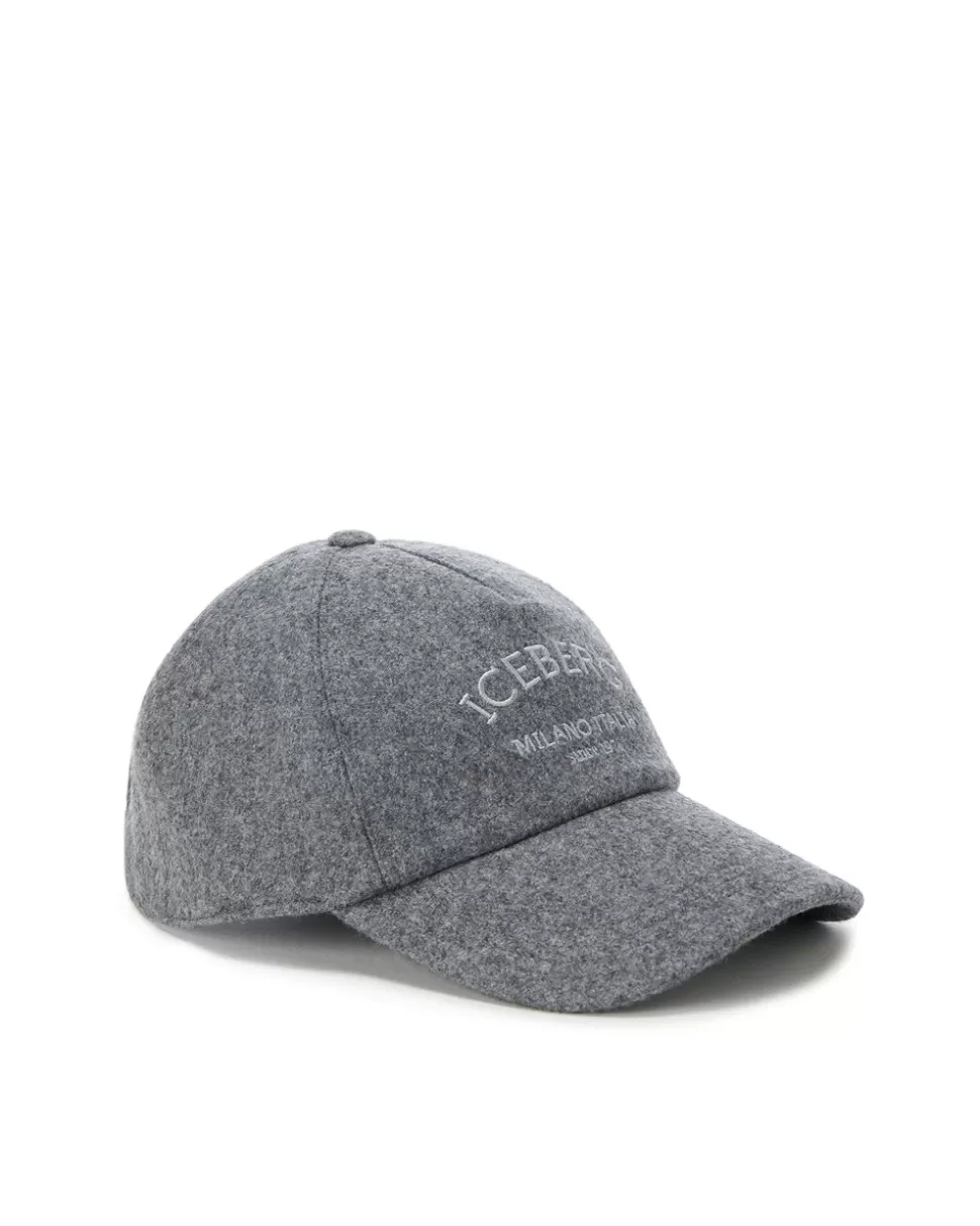 Iceberg Wool Blend Baseball Cap | Women Daywear Ice | Hats And Scarves