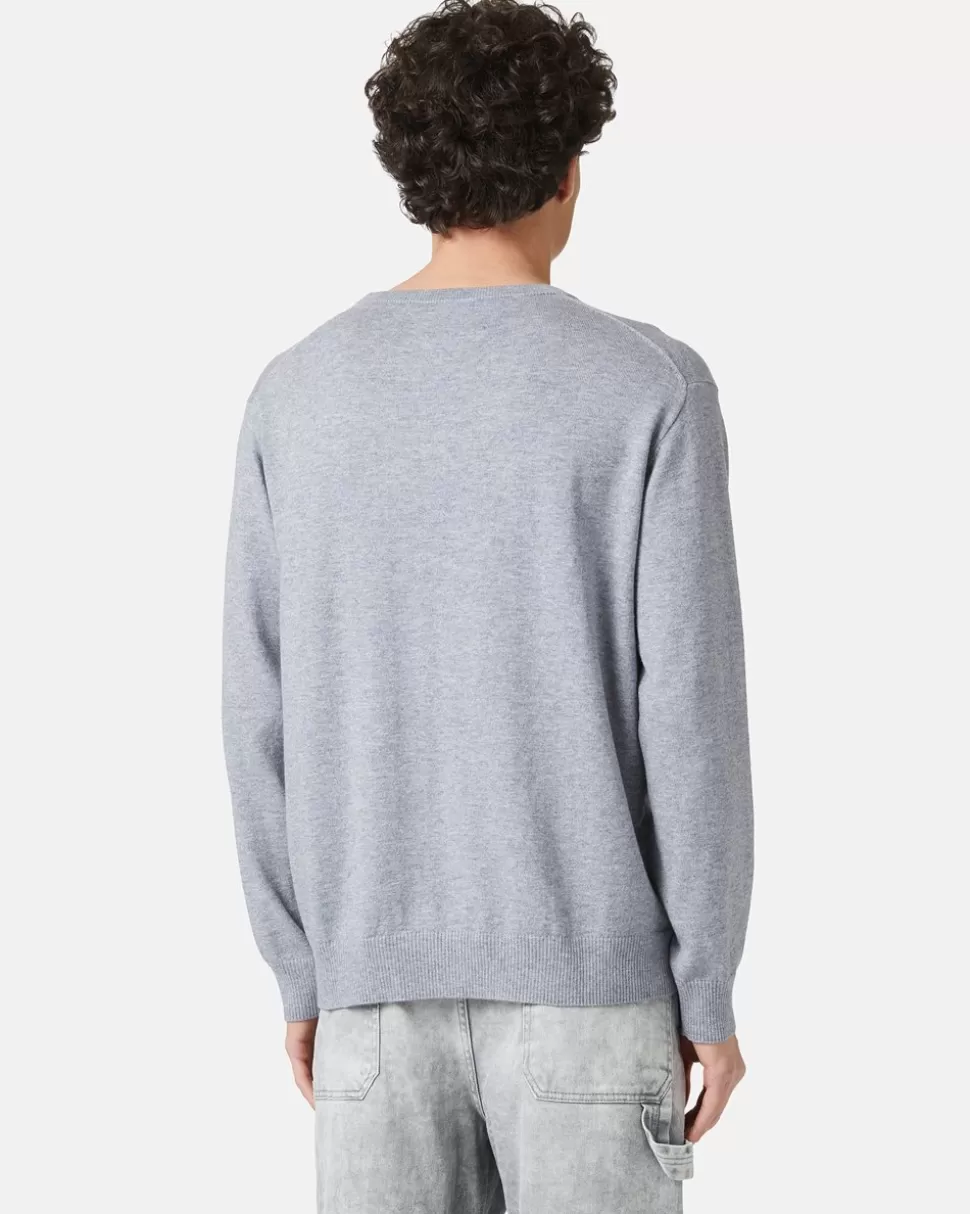 Iceberg Wool Blend Sweater With Logo | Knitwear